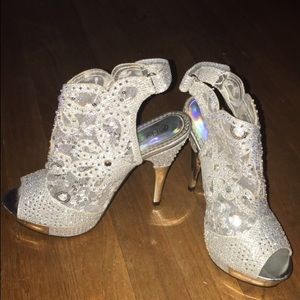 Rhinestone heels